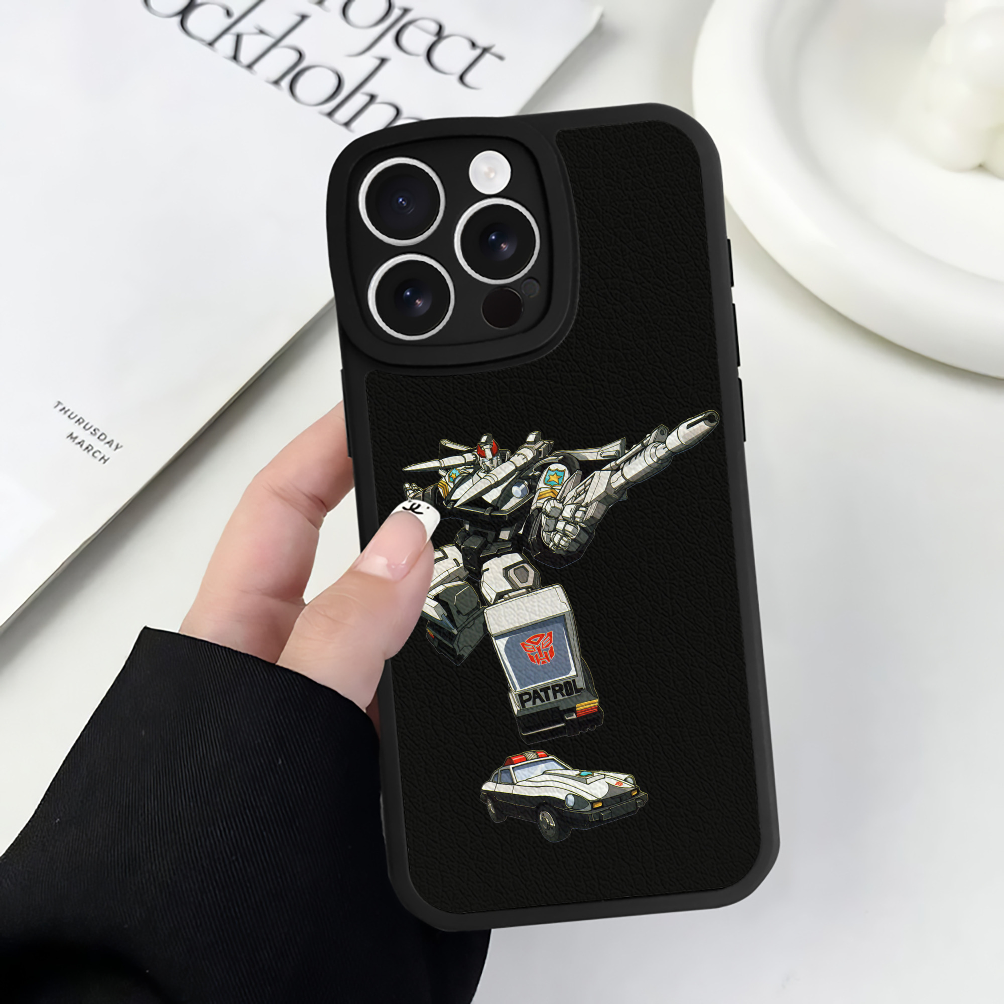 （画像用）  【iPhone 16シリーズ対応】シリコンスマホケース（レザー調） 材質：シリコン